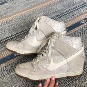Nike wedge sneakers - size 8